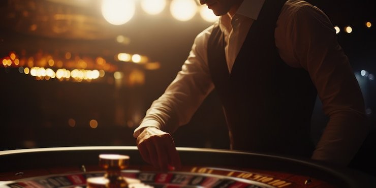 Dealer langsung di meja permainan Live Casino memberikan pengalaman autentik